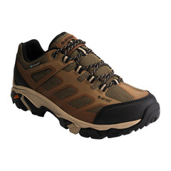 Toffee/Tannin | Hi Tec Ravus 2.0 WP Men's Walking Shoe Image Showing No Logos Or Titles.