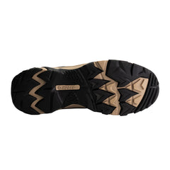 Toffee/Tannin | Hi Tec Ravus 2.0 WP Men's Walking Shoe Image Showing Bottom View.
