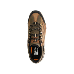 Toffee/Tannin | Hi Tec Ravus 2.0 WP Men's Walking Shoe Image Showing Top View.