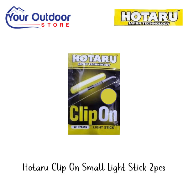 Hotaru Clip On Small Light Stick | Hero Image Showing All Logos And Titles.