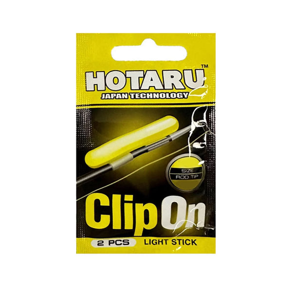 Yellow | Hotaru Clip On Small Light 2Pcs Image Showing No Logos Or Titles.