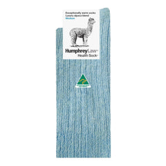 Baby Blue |  HumpheryLaw Alpaca Wool Blend Health Sock Image Showing No Logos Or Titles.