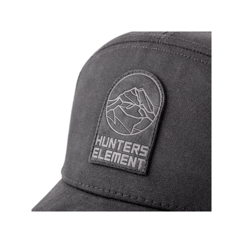 Black | Hunters Element Alp Cap Image Displaying Close Up Of Logo.