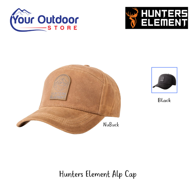 Hunters Element Alp Cap | Hero Image Displaying All Logos, Titles And Variants.