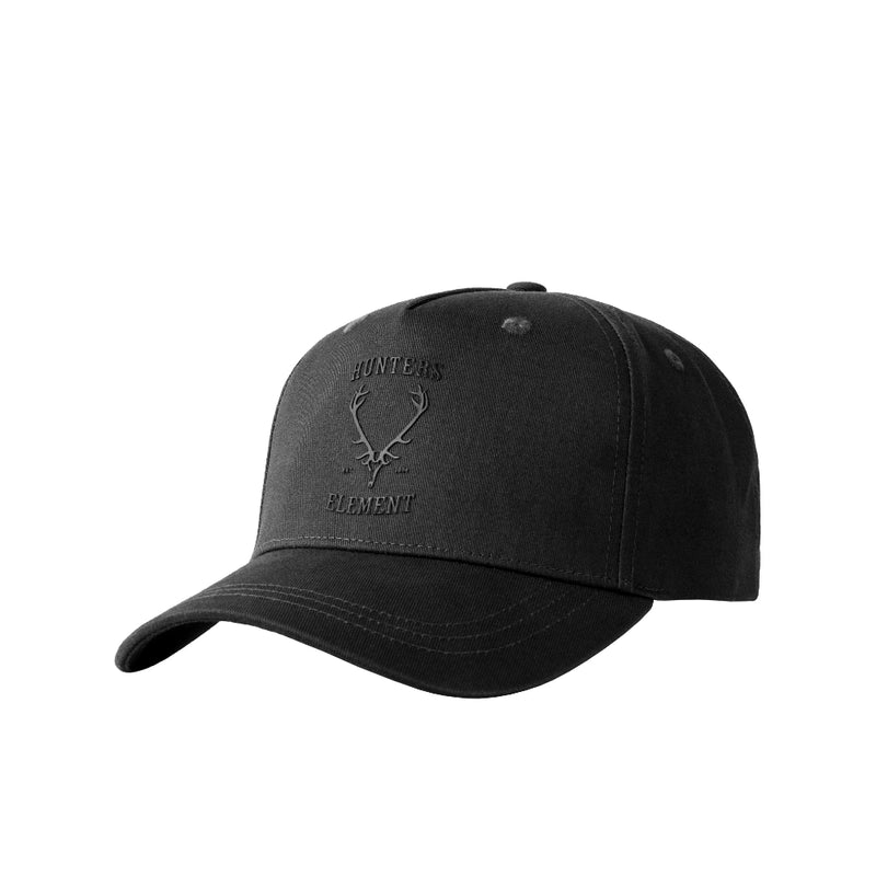 Black | Hunters Element Otago Cap Image Displaying No Logos Titles Or Variants.