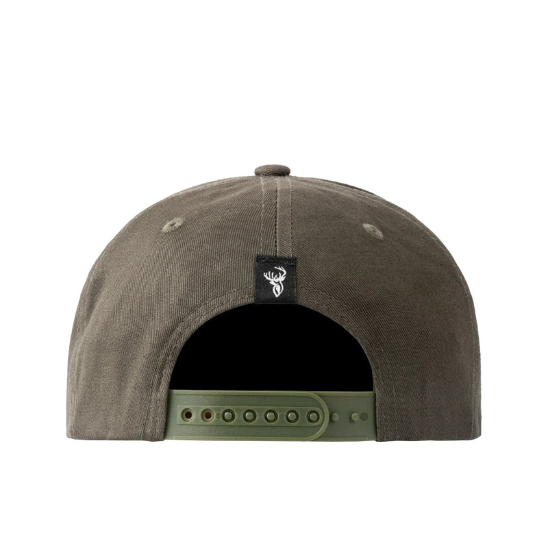 Moss Green | Hunters Element Otago Cap Image Displaying View Of The Back Of The Cap.