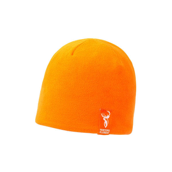 Blaze Orange | Hunters Element Pursuit Beanie Image Displaying Product Tag.