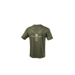 Forest Green | Hunters Element Alpha Stag Tee Image Showing no Logos Or Titles.