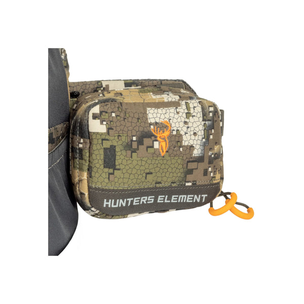 Desolve Veil | Hunters Element Apex Bino Defender Image Showing Close Up View Of Ammo Pouch, Closed.