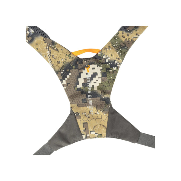 Desolve Veil | Hunters Element Apex Bino Defender Image Showing Padded Back Strap.
