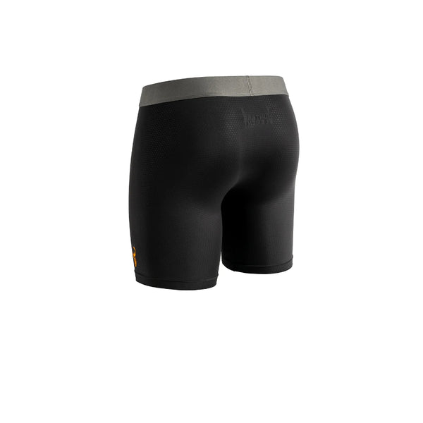 Black | Hunters Element Apex Hunting Boxer Briefs Image Showing Back View.