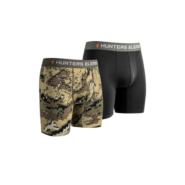 Desolve Veil / Black | Hunters Element Apex Hunting Boxer Briefs Image Showing No Logos Or Titles.