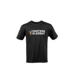 Black | Hunters Element Block Tee Image Showing No Logos Or Titles.