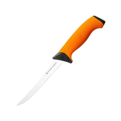 Orange | Hunters Element Butchers Boning Knife Image Showing No Logos Or Titles.