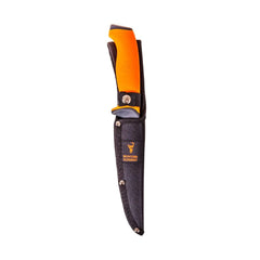 Orange | Hunters Element Butchers Pig Sticker Knife In Pouch.