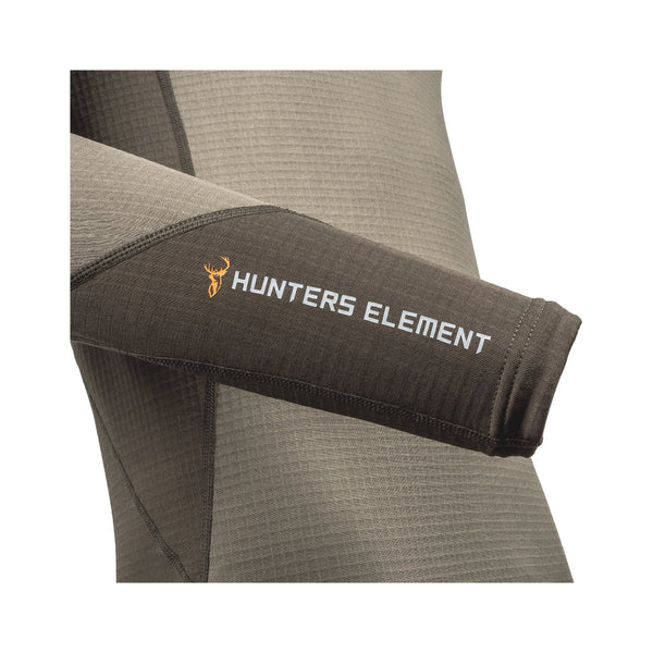 Alpine | Hunters Element Mens Core+Hood Image Showing Close Up View Of Logo On The Sleeve.
