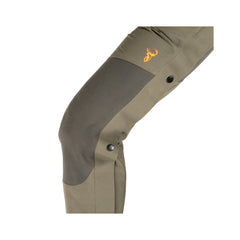Alpine | Hunters Element Deluge Pants Image Showing Close Up View Of Articulated Knees.
