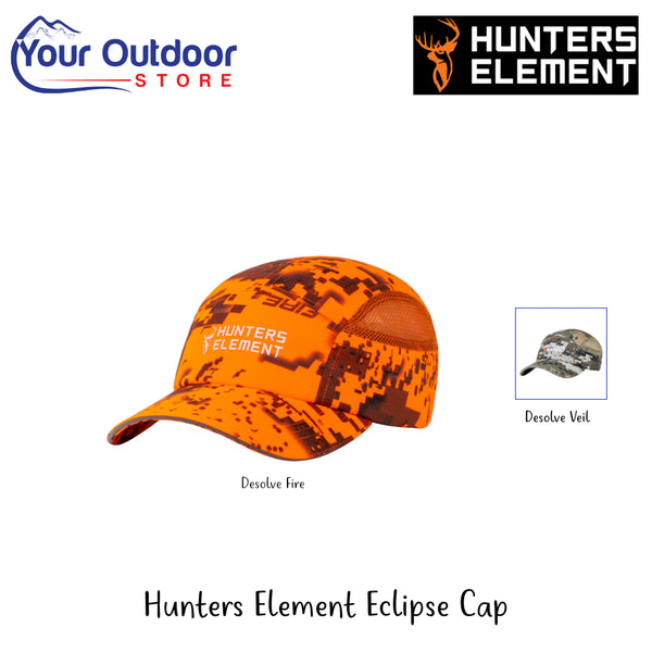 Hunters Element Eclipse Cap | Hero Image Showing All Logos, Titles And Variants.