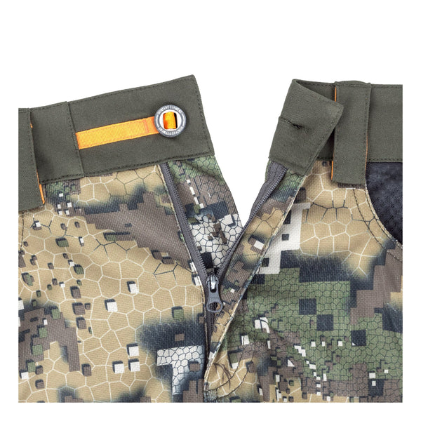 Desolve Veil | Eclipse Trouser - Showing Fly and Button Closure.