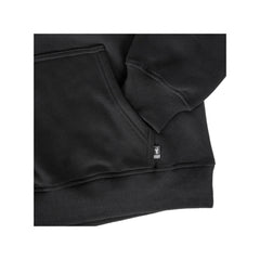 Black | Hunters Element Fallow Hoodie Image Displaying Close Up View Of Kangaroo Pocket And Sleeve Cuff.