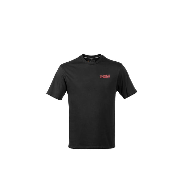 Black | Hunters Element Fallow Skull Tee Image Showing Front View.