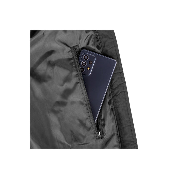 Black | Hunters Element Forge Jacket Image Showing Close Up View Of The Internal Zippered Pocket.