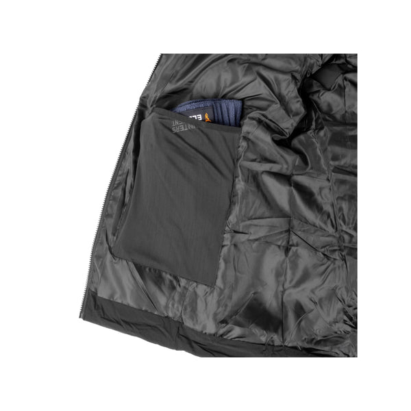 Black | Hunters Element Forge Jacket Hero Image Showing Close UP View Of The Internal Pocket.
