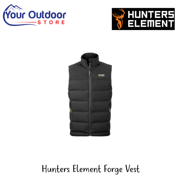 Hunters Element Forge Vest | Hero Image Showing All Logos And Titles.