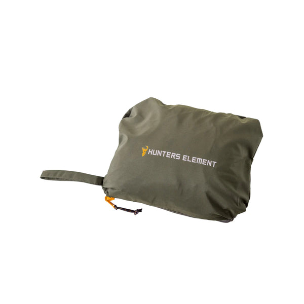 Forest Green | Hunters Element Halo Jacket Image Displaying Jacket Packet Down, Front View.