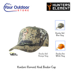 Hunters Element Heat Beater Cap | Hero Image Displaying All Titles, Logos And Variants.