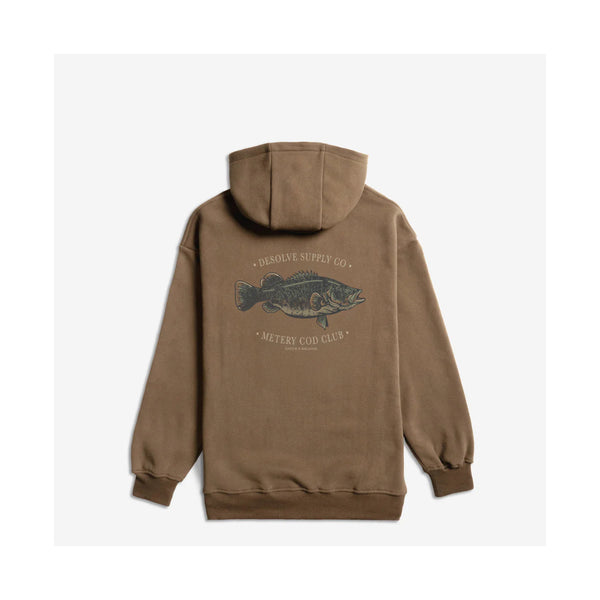 Mouse | Desolve Men's Cod Hoodie Image Showing No Logos Or Titles, Back View.
