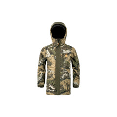 Desolve Veil | Hunters Element Kids Stormlite Jacket Image Showing No Logos Or Titles, Front View.