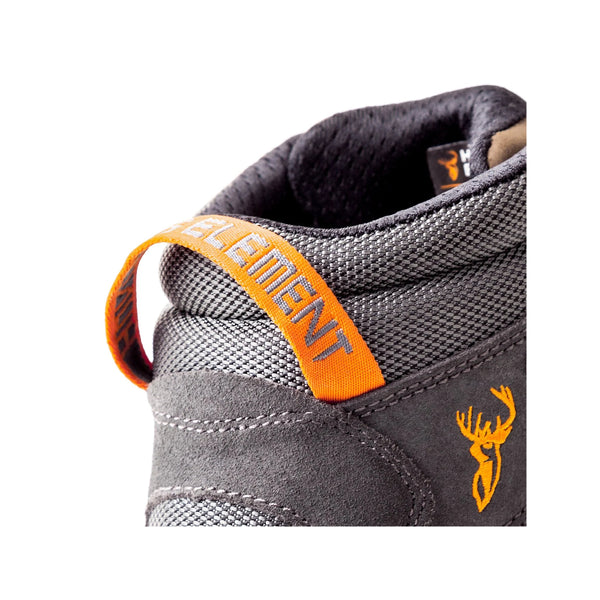 Brown | Hunters Element Lima Boot Image Showing Close Up View Of Loop To Add Pulling Boots On.