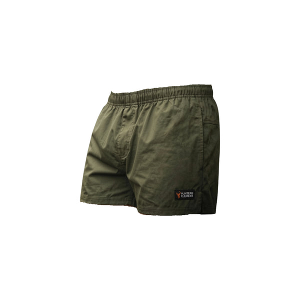 Forest Green | Hunters Element Mainstay Stubbies Image Showing no Logos Or Titles.