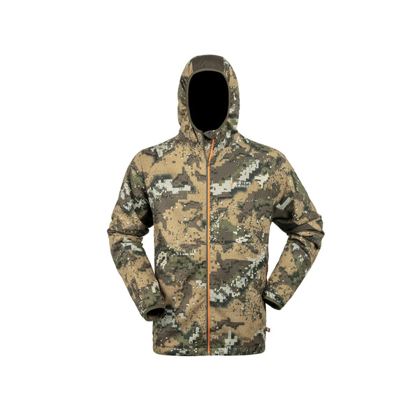 Dissovle Veil Camo | Hunters Element Mens Acclimate Hood Image Showing No Logos or Titles.