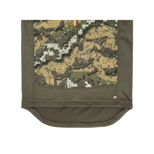 Desolve Veil | Hunters Element Men's Acclimate Top Image Showing Close Up View Of The Bottom Of The Top.