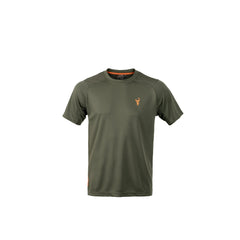 Forest Green | Hunters Element Mens Eclipse Tee V2 Image Showing No Logos Or Titles.