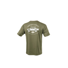 Khaki | Hunters Element Mens Lux Tee Image Showing No Logos Or Tites.
