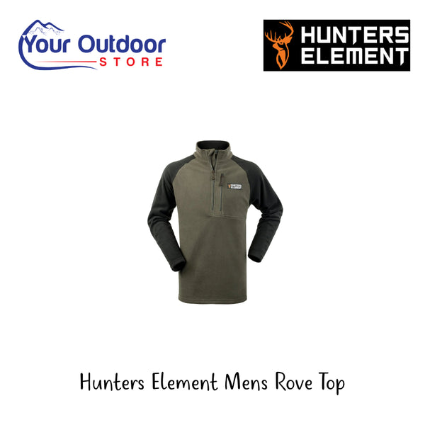 Hunters Element Men's Rove Top | Hero Image Showing All Logos And Titles.