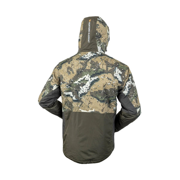 Desolve Veil | Hunters Element Mens Sleet Jacket Image Showing Back View.
