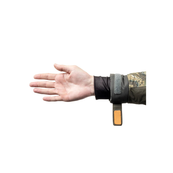Desolve Veil | Hunters Element Mens Sleet Jacket Image Showing Close UP View Of Wrist Strap.