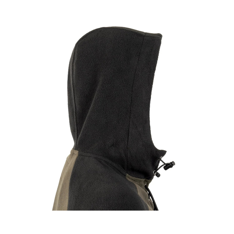 Forest Green | Hunters Element Mens Whakarapu Long Sleeve Hood Image Showing Close Up, Side View Of The Hood.