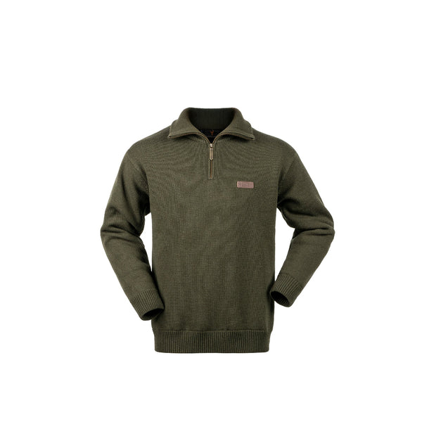 Bush Green | Hunters Element Moleskin Windblock Jersey Image Showing No Logos Or Titles.