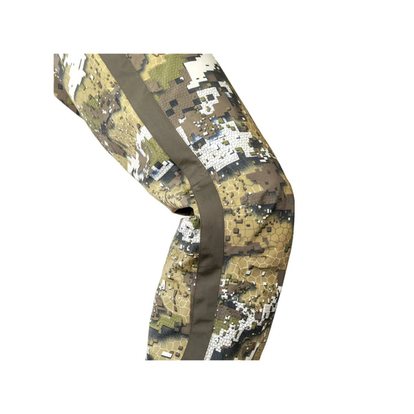 Desolve Veil | Hunters Element Obsidian Trousers Image Showing Full Length Side Zippers, Closed.