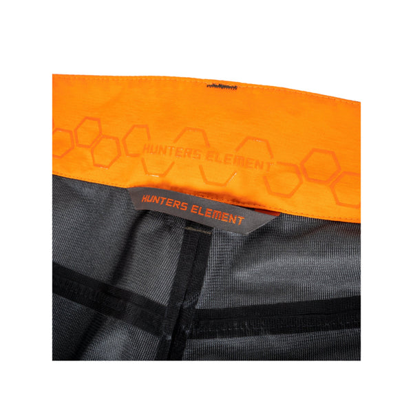 Forest Green | Hunters Element Mens Odyssey Pant Image Showiong Close Up View Of Waist Silicone.
