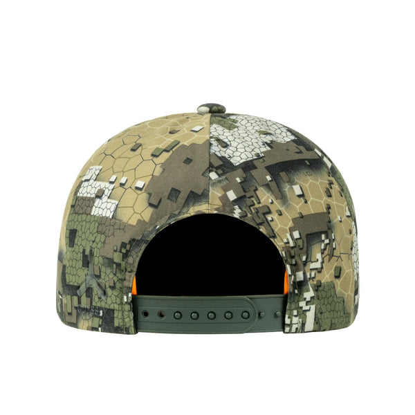 Desolve Camo | Hunters Element Odyssey  Waterproof Cap Image Showing Back View.