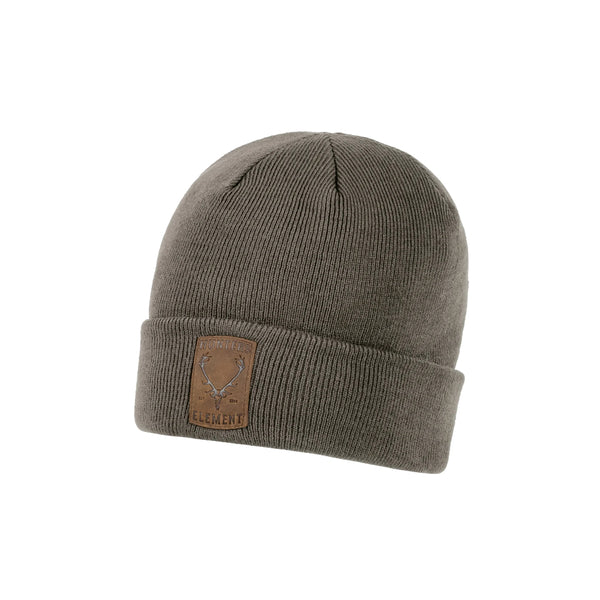 Charcoal | Hunters Element Red Sag Beanie Image Showing No Logos Or Titles.