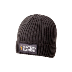 Black | Hunters Element Rivet Kids Beanie Image Displaying No Logos Or Titles.