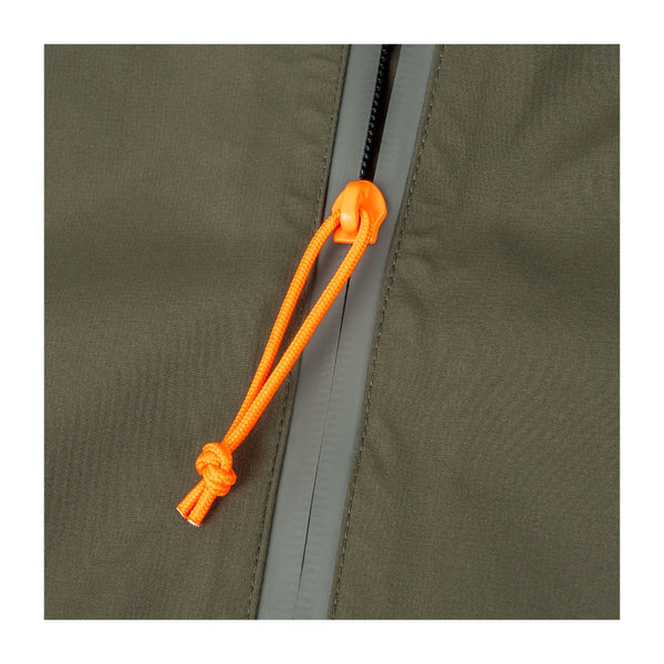 Forest Green | Hunters Element Storm Jacket Image Showing Close Up View Of The Zipper.
