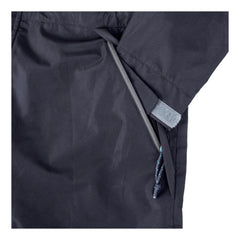 Black | Hunters Element Storm Jacket. Showing Zipper Pocket and Velcro Adjustable Cuff 